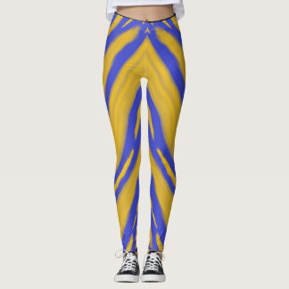 Golden Cloud Wellen Reflexion Leggings
