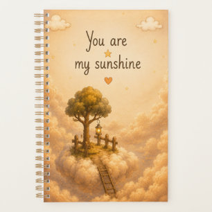 Golden Clouds Notizbuch Planer