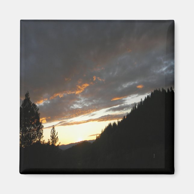 Golden Cloudy Sunset....... Magnet (Vorne)