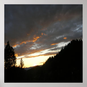 Golden Cloudy Sunset...... Poster