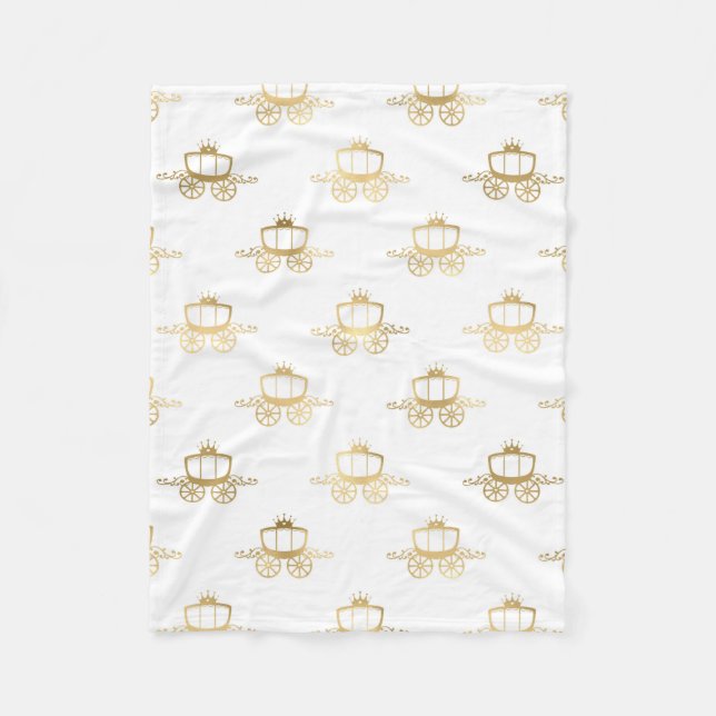 Golden Coaches Aschenputtel Prinzessin Königliche  Fleecedecke (Vorderseite)