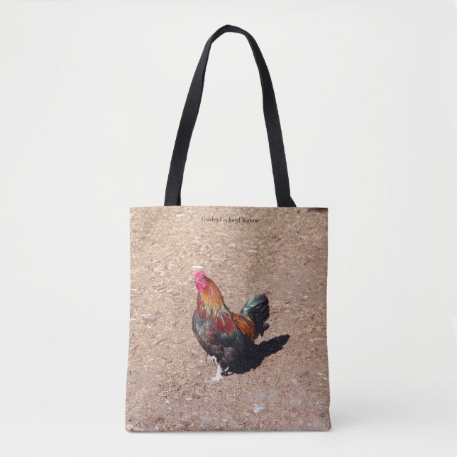 Golden Cockerel Rooster all over bag (Vorderseite)