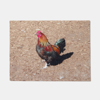 Golden Cockerel Rooster doormat Fußmatte
