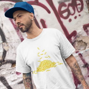 Golden Coins Mens T - Shirt