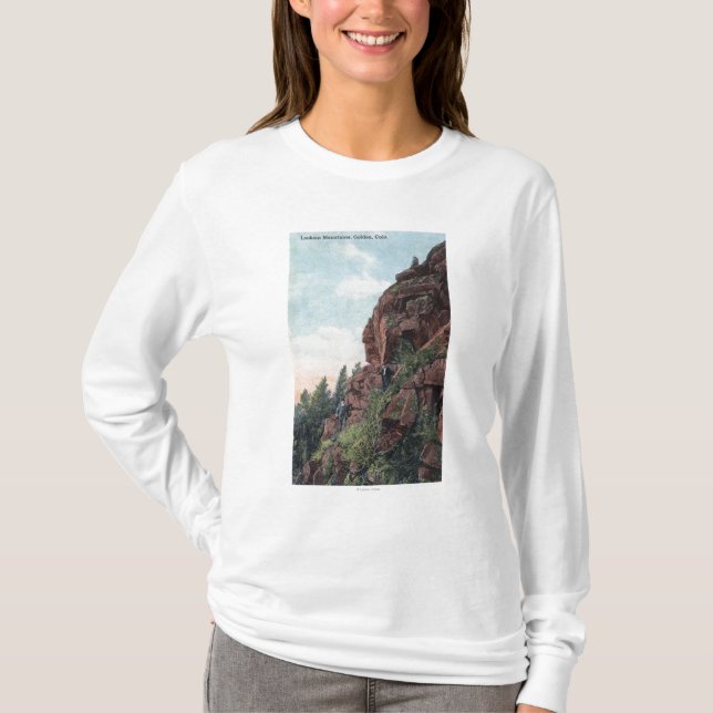 Golden, Colorado - Ausblick-Mountain View T-Shirt (Vorderseite)