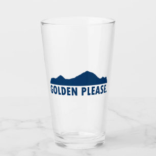 Golden Colorado Bitte Glas