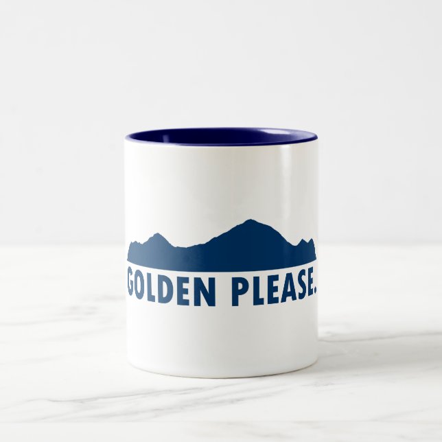 Golden Colorado Bitte Zweifarbige Tasse (Mittel)