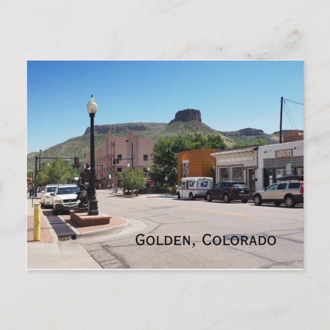 Golden Colorado Postkarte (Vorderseite)
