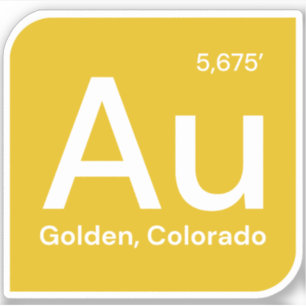 Golden, Colorado Sticker - AU-Aufkleber