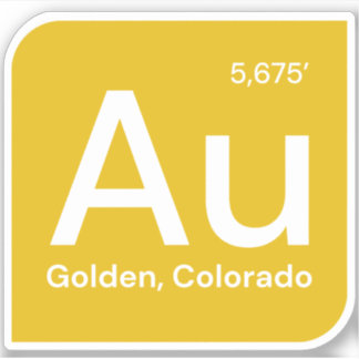 Golden, Colorado Sticker - AU-Aufkleber