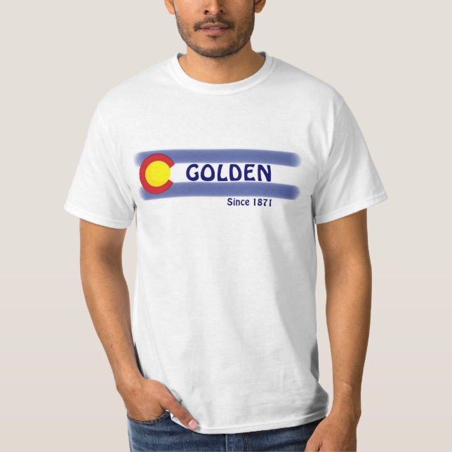 Golden Colorado Wertewert Tee (Vorderseite)
