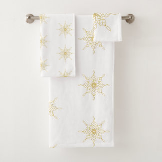 Golden Compass Star Badhandtuch Set