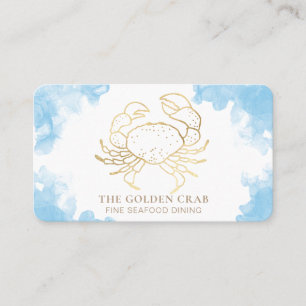 *~* Golden Crab Fine Dining by Sea Beach Visitenkarte
