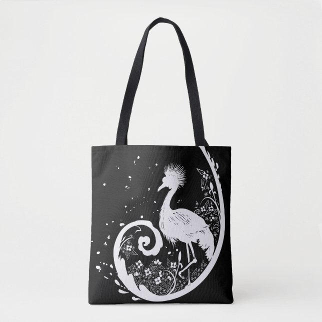 Golden Crane Silhouette (Vorderseite)