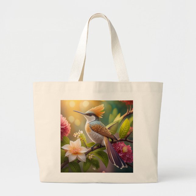 Golden Create Honeyeater Fantasy Bird Jumbo Stoffbeutel (Vorne)