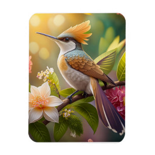 Golden Create Honeyeater Fantasy Bird Magnet