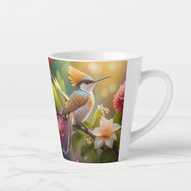 Golden Create Honeyeater Fantasy Bird Milchtasse (Rechts)