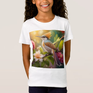 Golden Create Honeyeater Fantasy Bird T-Shirt