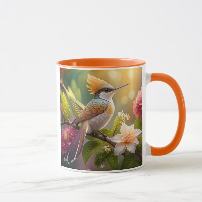 Golden Create Honeyeater Fantasy Bird Tasse (Rechts)