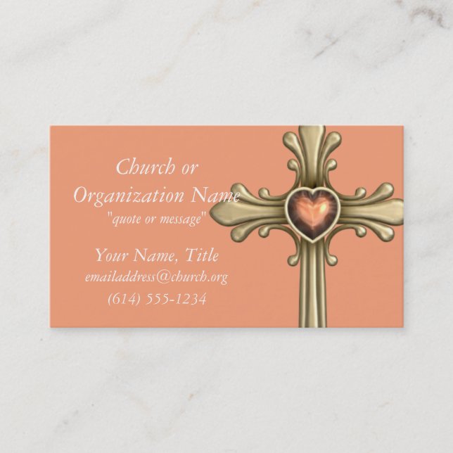 Golden Cross Juwelier D1 Visitenkarten Visitenkarte (Vorderseite)