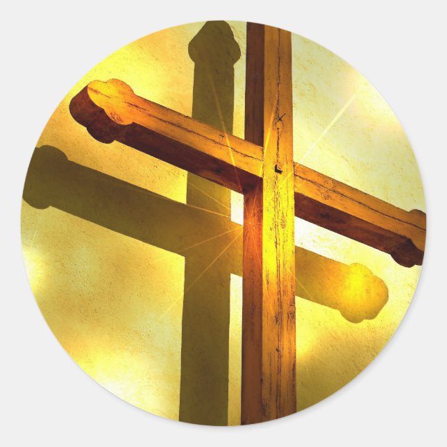 Golden Cross Stickers (Vorderseite)