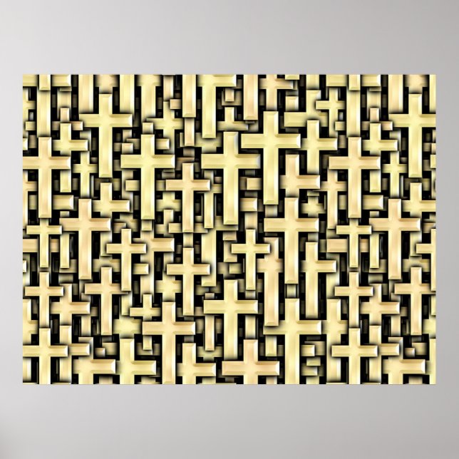 Golden Crosses Poster (Vorne)