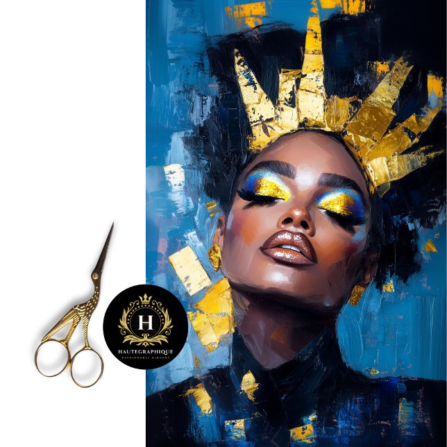 Golden Crown Feminist Decoupage Seidenpapier (Von Creator hochgeladen)