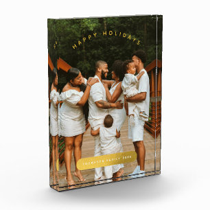 Golden Custom Foto Family Weihnachten Foto Display