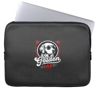 Golden Dad Golden Retriever Sonnenbrille Design Laptopschutzhülle