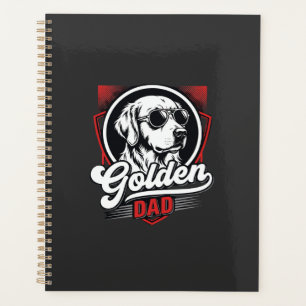 Golden Dad Golden Retriever Sonnenbrille Design Planer