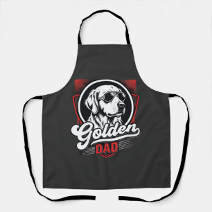 Golden Dad Golden Retriever Sonnenbrille Design Schürze