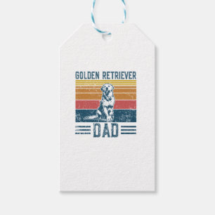 Golden Dad Hund - Vintage Golden Retriever Vater Geschenkanhänger