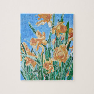 Golden Daffodils fett anmutend Art Puzzle