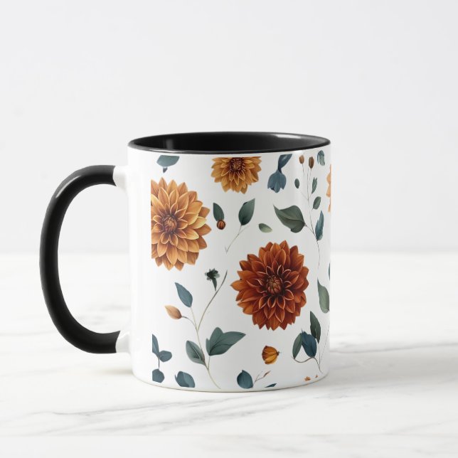 Golden Dahlia Tasse (Links)