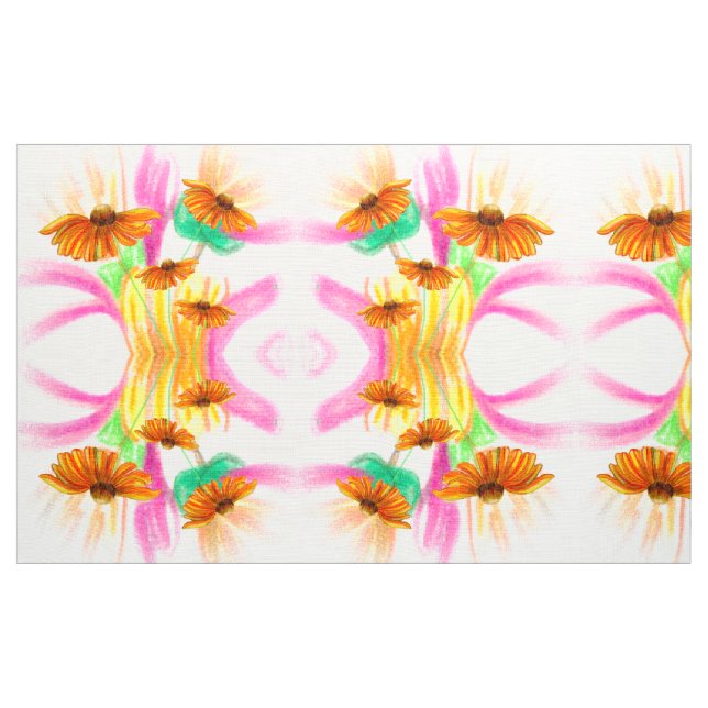Golden Daisy Dance Stoff (Yard (91,4 cm))