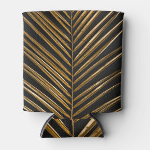 Golden Date Palm: Minimalistischer schwarzer Hinte Dosenkühler