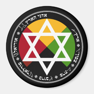 Golden Dawn Earth Pentagramm Magnet