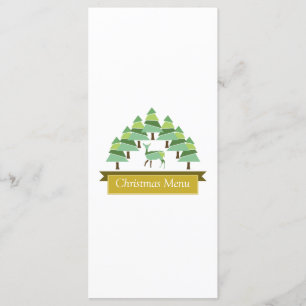 Golden Dee Forest Weihnachtsmenü Menükarte