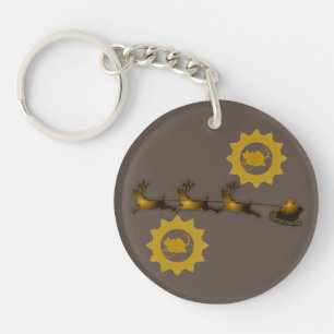 Golden Dee Weihnachten Weihnachten Weihnachtsmann  Schlüsselanhänger