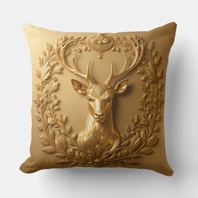 Golden Deer Emblem Kissen (Vorderseite)