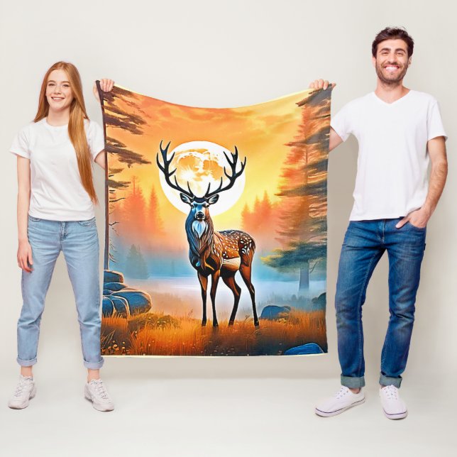 Golden Deer Twilight Peak Fleecedecke (Beispiel)
