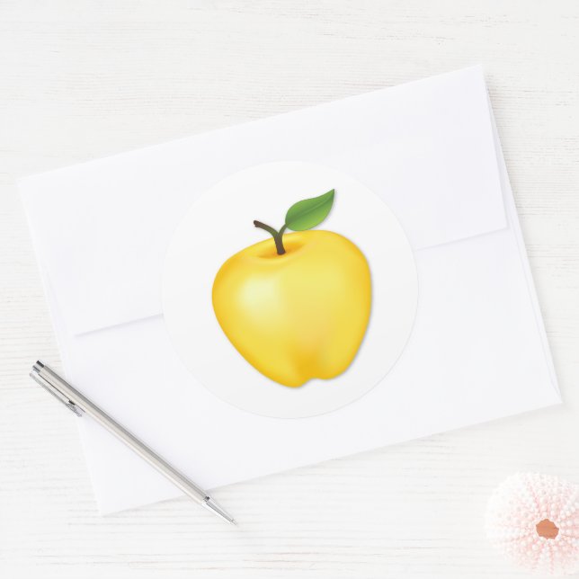 Golden Delicious Apple Aufkleber (Umschlag)