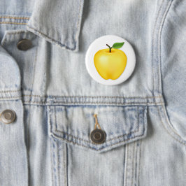 Golden Delicious Apple Button