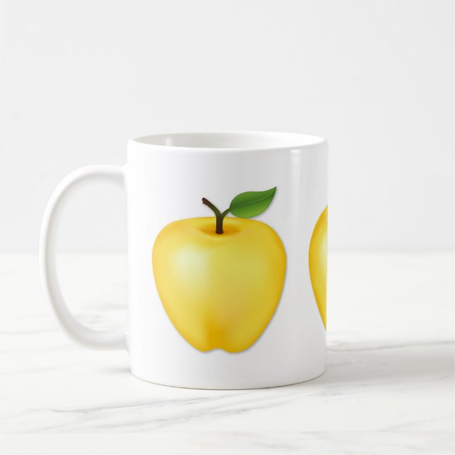 Golden Delicious Apple Kaffeetasse (Links)