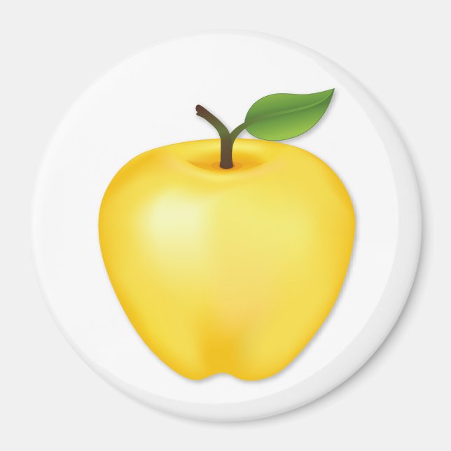 Golden Delicious Apple Magnet (Vorne)