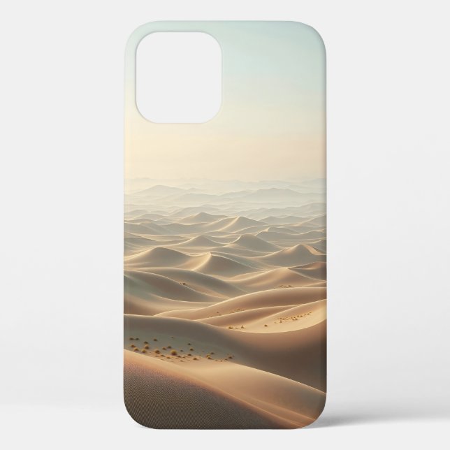 Golden Desert Dunes - Ethereal Dunes - Phone Case (Rückseite)