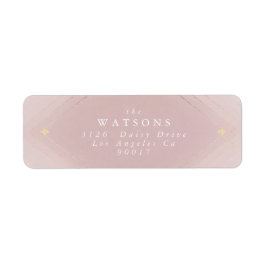 Golden Diamond Pink Geometric Deko Gatsby Wedding