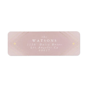 Golden Diamond Pink Geometric Deko Gatsby Wedding