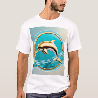 Golden Dolphin Dive T - Shirt