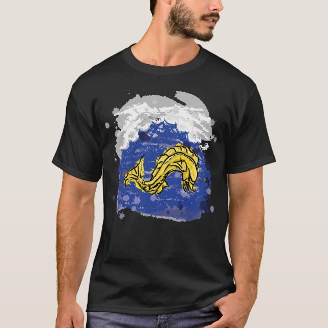 Golden Dolphin T - Shirt (Vorderseite)